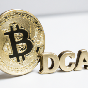 bitcoin with text DCA